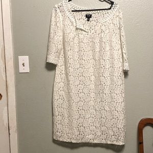 Nicole by Nicole miller white cover up dress